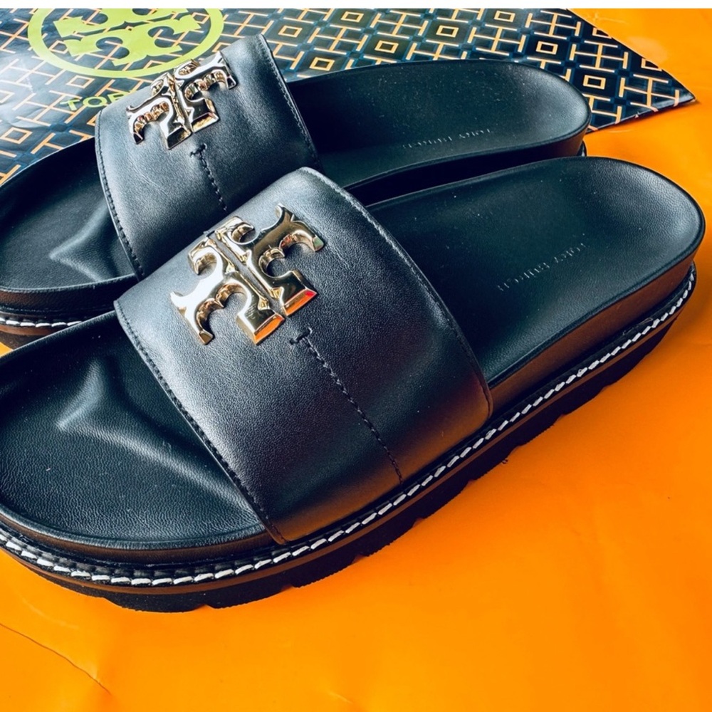 Brand new, only worn inside the house to try on.